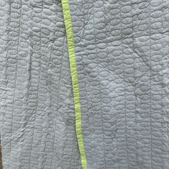 Apt 9 reversible cotton quilted coverlet Full / Wueen lime & gray - Picture 7 of 9